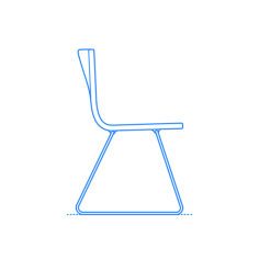 Furniture Side Chairs Ikea Bernhard Chair Stencil Svg Vector, Free Vectors File